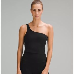 Ribbed Nulu Asymmetrical Yoga Tank Top size 10